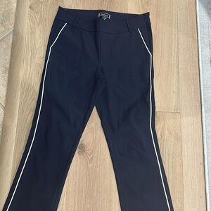 Women's Navy Straight Leg Pants